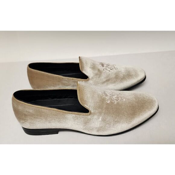 Amali Mens Velvet Tan Loafer Size US10.5 - Picture 4 of 8